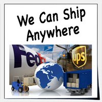 We can ship anywhere in the world